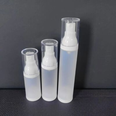 ชุดขวดโลชั่นเครื่องสําอางหรู 30 มิลลิลิตร เครื่องครีมใบหน้าเปล่าแบบกําหนดเอง กระปุกแก้วที่มีปั๊ม