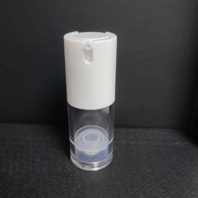 บรรจุภัณฑ์เครื่องสำอาง 30ml ขวดปั๊มสุญญากาศขวดพลาสติกสีขาวปั๊มโลชั่นขวด PP