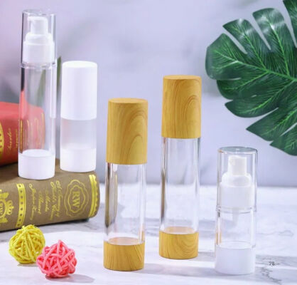 สีที่กําหนดเอง พลาสติก การบรรจุเครื่องสําอาง ขวดไม่มีอากาศสําหรับดูแลผิวหนัง K33