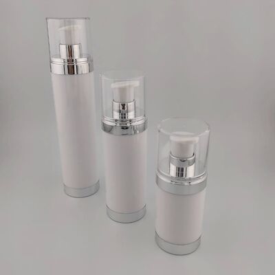 15ml 30ml 50ml ASกลมใส ดํา custom ขวดไม่มีอากาศ
