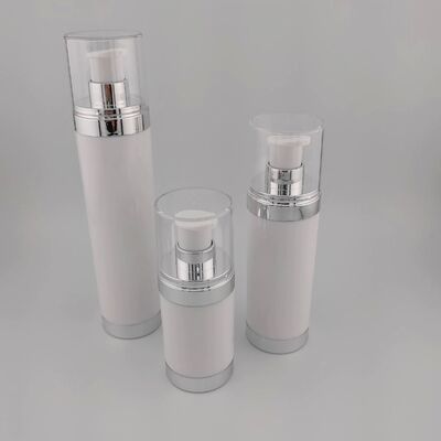 15ml 30ml 50ml ASกลมใส ดํา custom ขวดไม่มีอากาศ