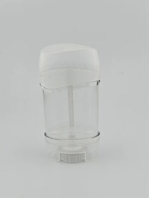 50ml เจลเปล่าทรงกลมรีฟิลแท่งระงับกลิ่นกายคอนเทนเนอร์ Twist Tube บรรจุภัณฑ์