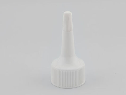 กล่องกระป๋องปิด 24 มิลลิเมตร สีขาว Ribbed ปิดสกรู Cap
