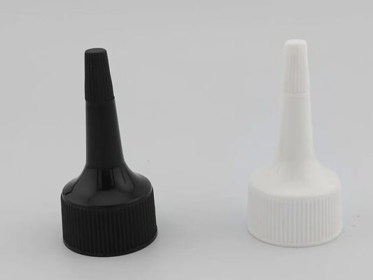 กล่องกระป๋องปิด 24 มิลลิเมตร สีขาว Ribbed ปิดสกรู Cap