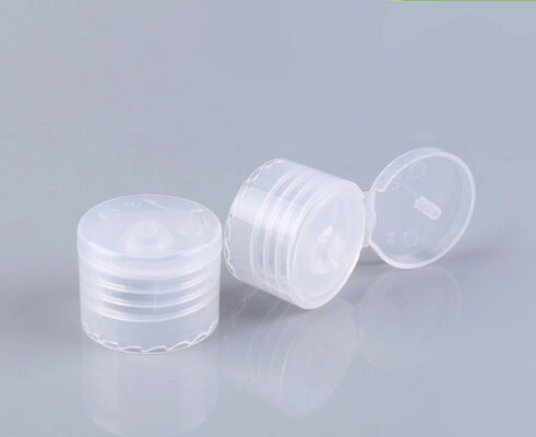 ผิวเรียบ กล่องปิด 24 28 มิลลิเมตร กล่องแชมพูสับ ปลาสติก Flip Cap