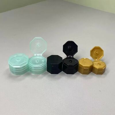 พลาสติกพีพี สีดีเจนต์สกรู Flip Top Cap ชามพูเหลว