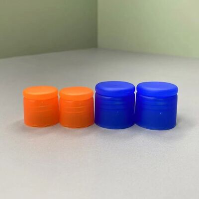 พลาสติก PP แมท 24/410 เครื่องซักฟอกสกรู Flip Top Cap ชามพูเหลว