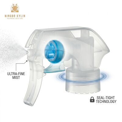 CRC Child Resistant Chemical Solvent Trigger Pump Sprayer 28/410 PP Acid Resistant for Industrial Cleaning