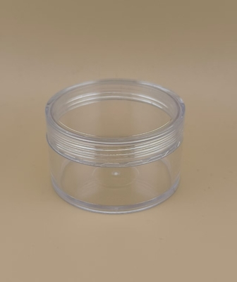 กระปุกครีมพลาสติกใส Certified Skincare พร้อมฝาเกลียว