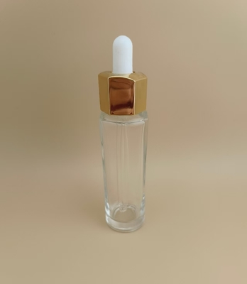 ดีไซน์สวย Polygon กระป๋อง dropper ชัดเจนสําหรับ Essence