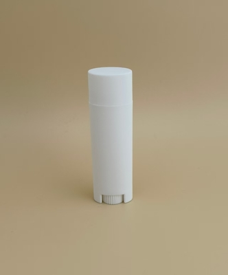 White Small Ellipse Smooth Lip Balm Packaging for Lipsticks