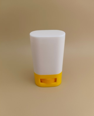 White and Yellow Flat Smooth Lip Balm Packaging 2304 for Lipsticks