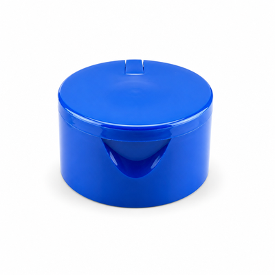 สีน้ําเงิน เนียน 24/410 ปลาสติก กล่อง Flip Top Cap